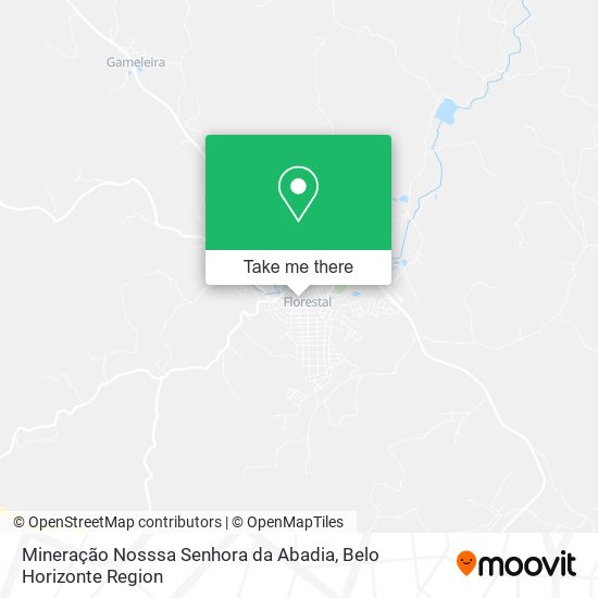 Mineração Nosssa Senhora da Abadia map