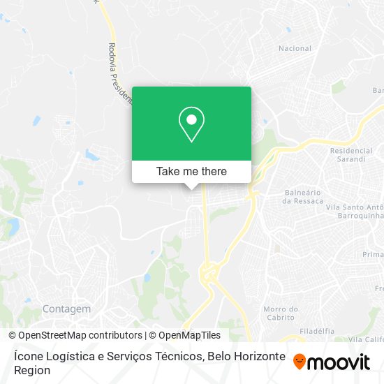 Ícone Logística e Serviços Técnicos map