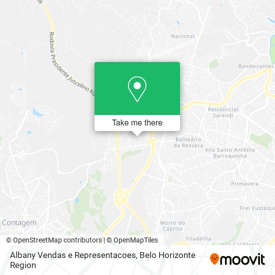 Albany Vendas e Representacoes map