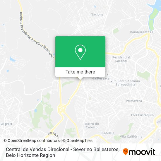 Central de Vendas Direcional - Severino Ballesteros map