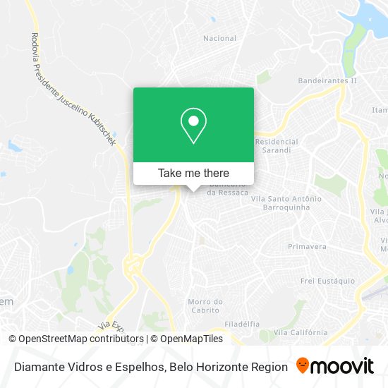 Diamante Vidros e Espelhos map