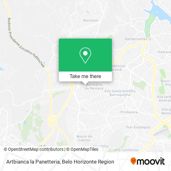 Artbianca la Panetteria map