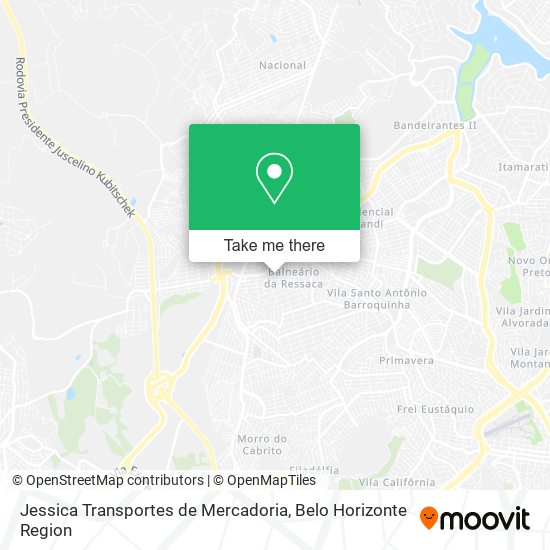 Jessica Transportes de Mercadoria map