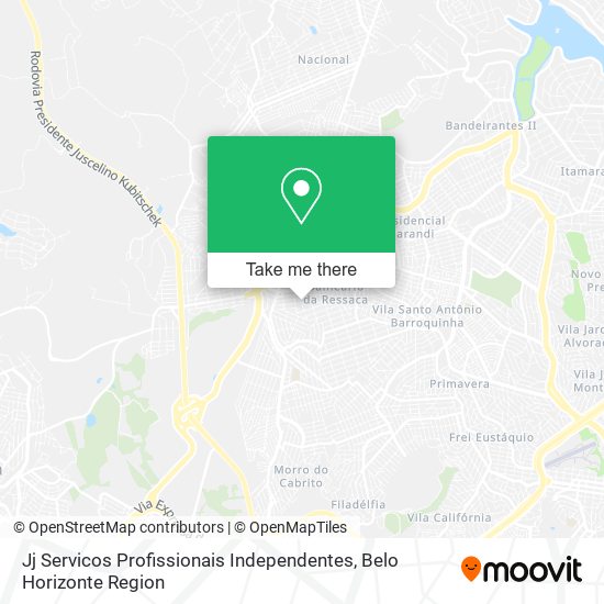 Jj Servicos Profissionais Independentes map