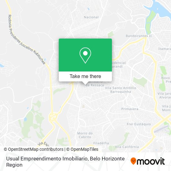 Usual Empreendimento Imobiliario map