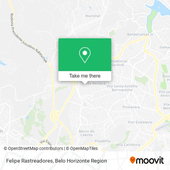 Felipe Rastreadores map