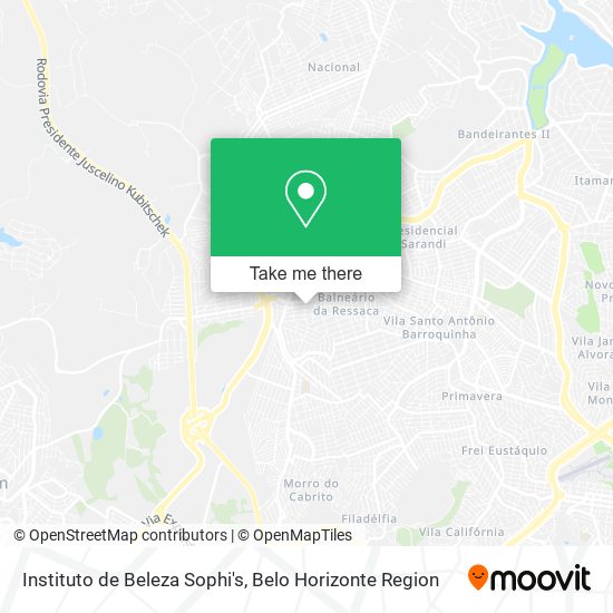 Instituto de Beleza Sophi's map