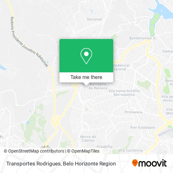 Transportes Rodrigues map