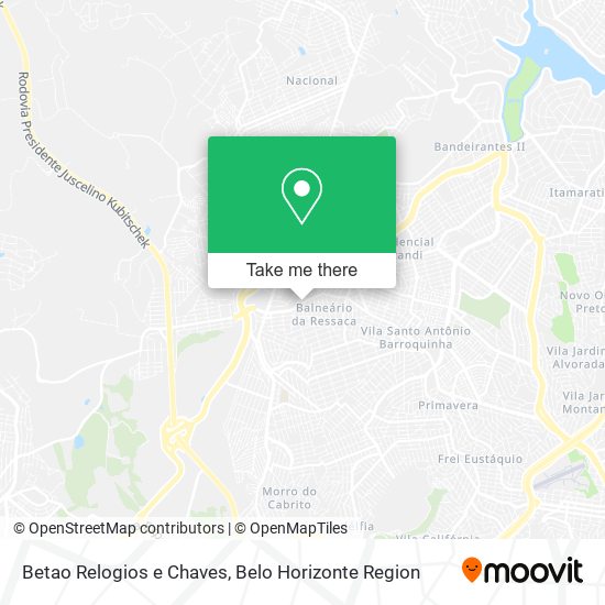 Betao Relogios e Chaves map