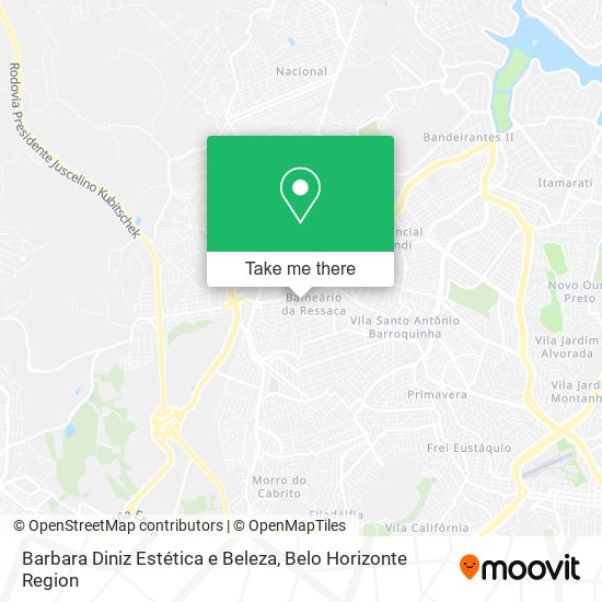 Barbara Diniz Estética e Beleza map