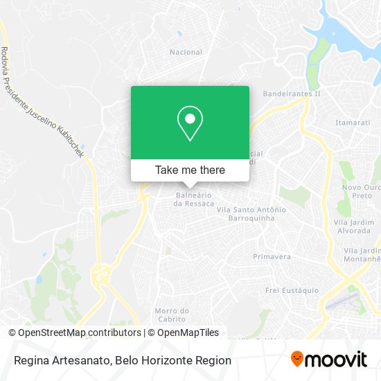 Regina Artesanato map