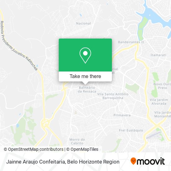 Jainne Araujo Confeitaria map