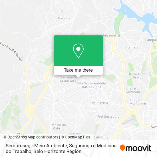 Sempreseg - Meio Ambiente, Segurança e Medicina do Trabalho map