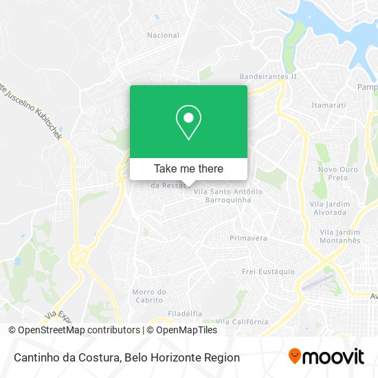 Cantinho da Costura map