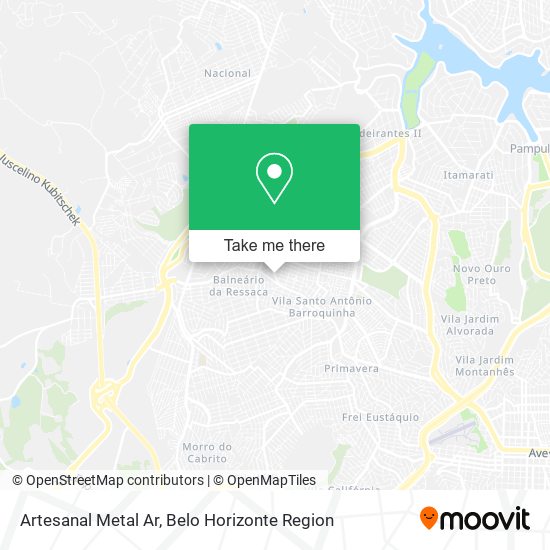 Artesanal Metal Ar map