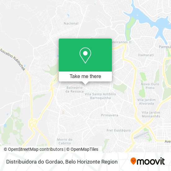 Distribuidora do Gordao map