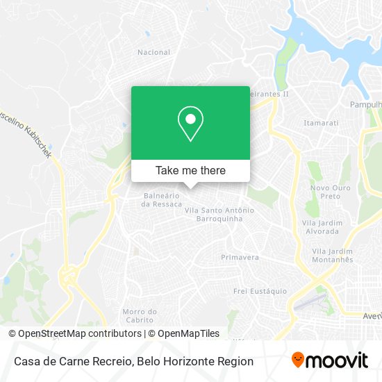 Casa de Carne Recreio map