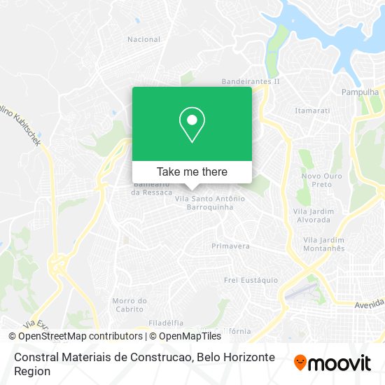 Constral Materiais de Construcao map