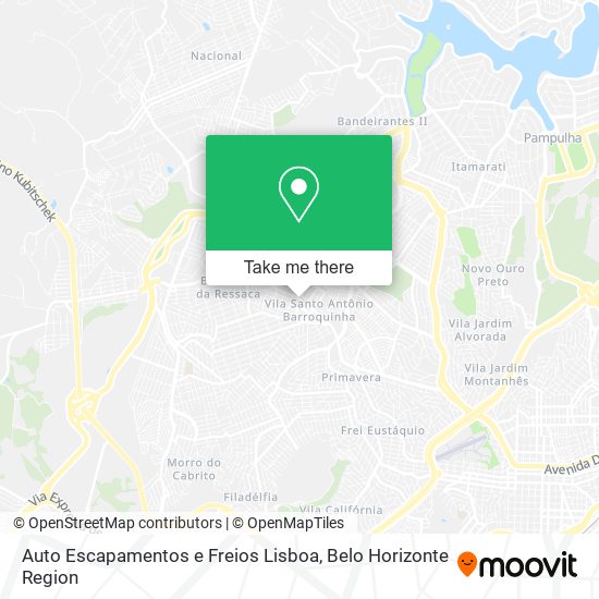 Auto Escapamentos e Freios Lisboa map
