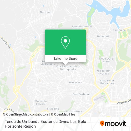 Tenda de Umbanda Esoterica Divina Luz map