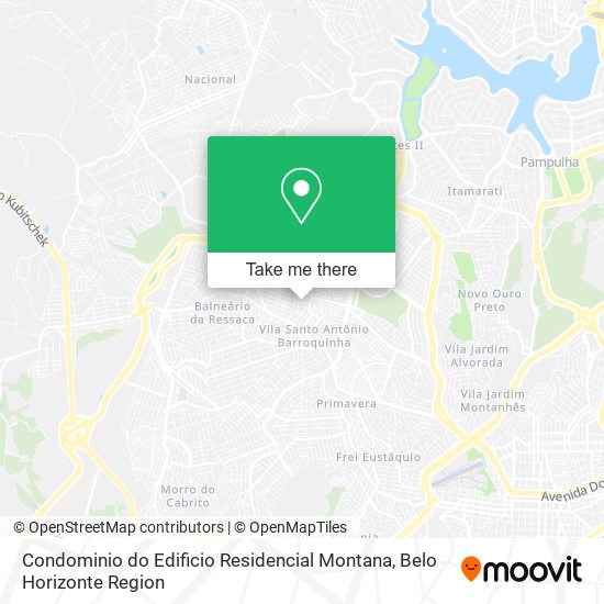 Condominio do Edificio Residencial Montana map