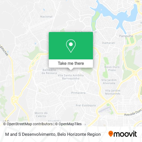 M and S Desenvolvimento map