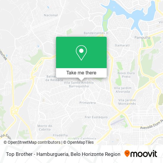 Top Brother - Hamburgueria map