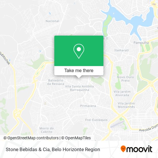 Stone Bebidas & Cia map