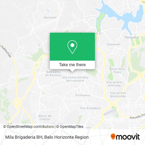 Mila Brigaderia BH map