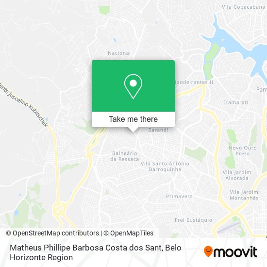 Matheus Phillipe Barbosa Costa dos Sant map