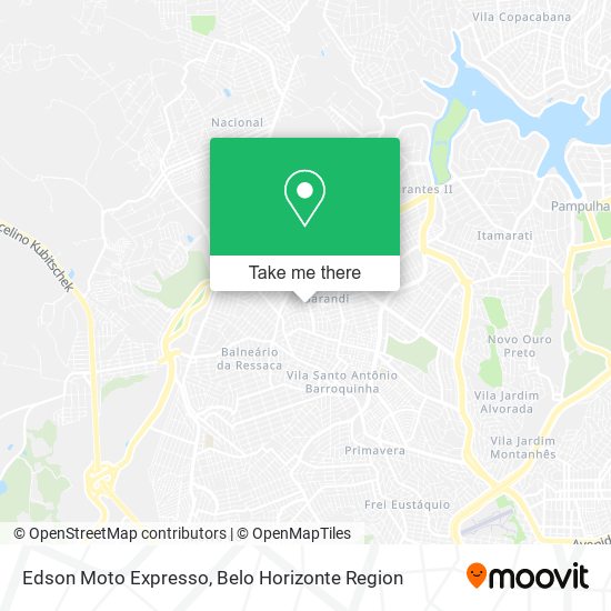 Mapa Edson Moto Expresso