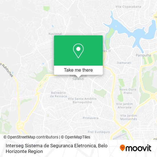 Mapa Interseg Sistema de Seguranca Eletronica