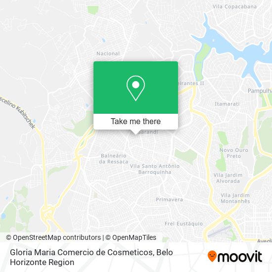 Gloria Maria Comercio de Cosmeticos map