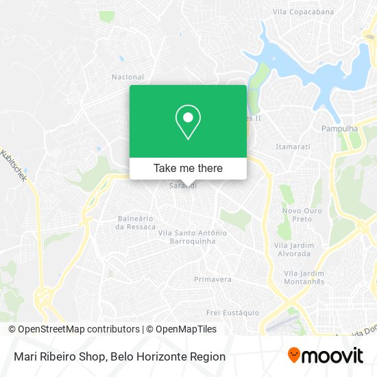 Mari Ribeiro Shop map