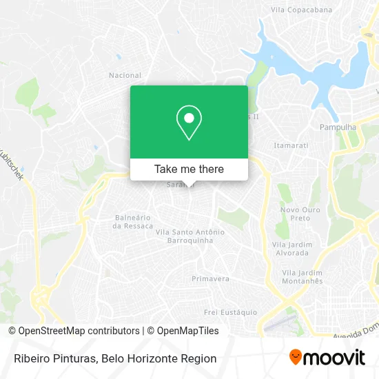 Ribeiro Pinturas map