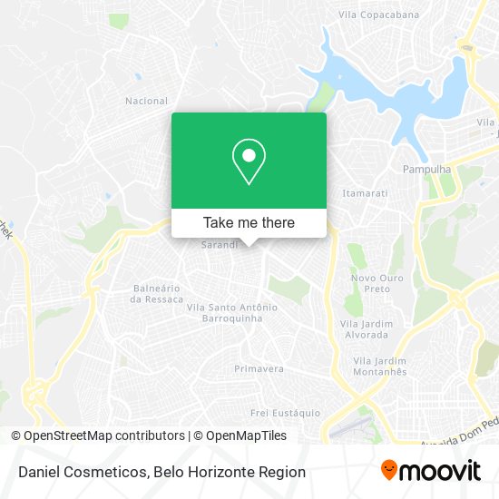 Daniel Cosmeticos map