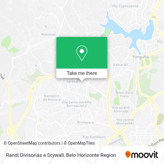 Randi Divisorias e Drywall map