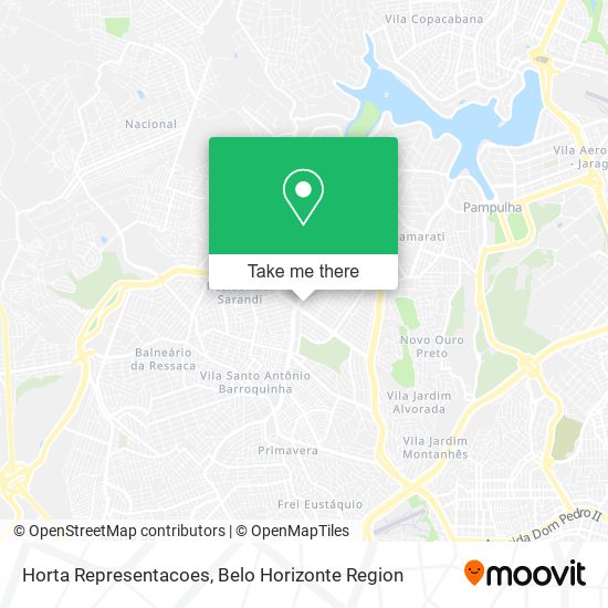 Horta Representacoes map