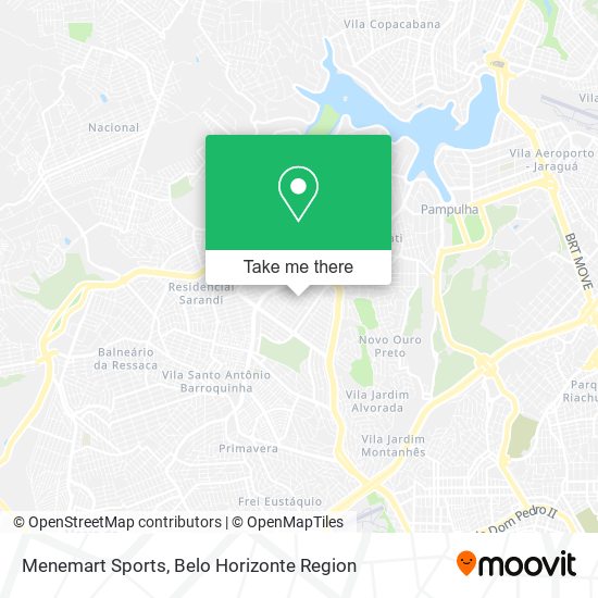 Menemart Sports map