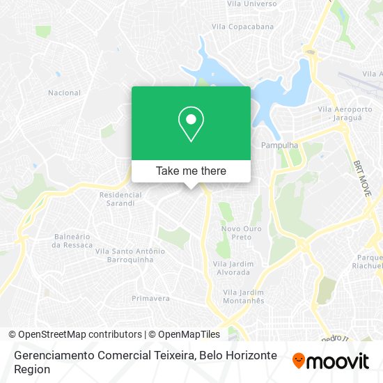 Gerenciamento Comercial Teixeira map
