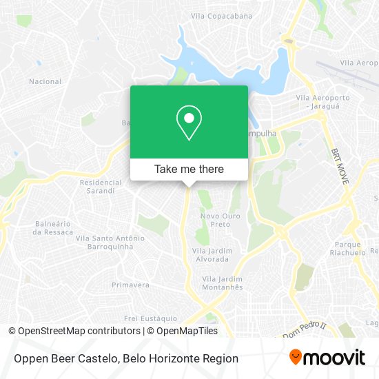 Oppen Beer Castelo map