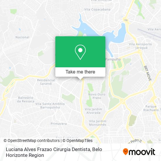 Luciana Alves Frazao Cirurgia Dentista map