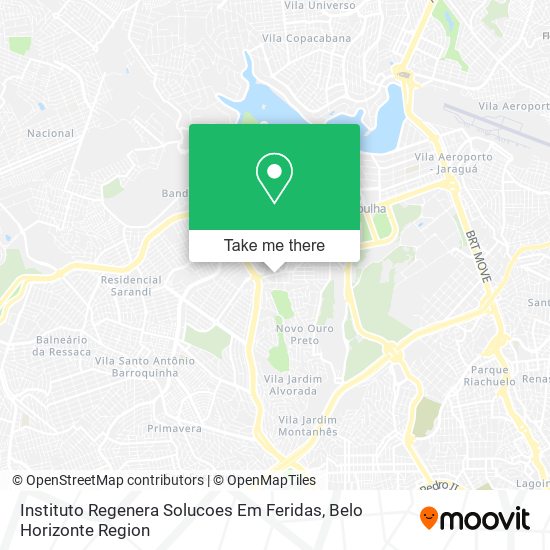 Instituto Regenera Solucoes Em Feridas map