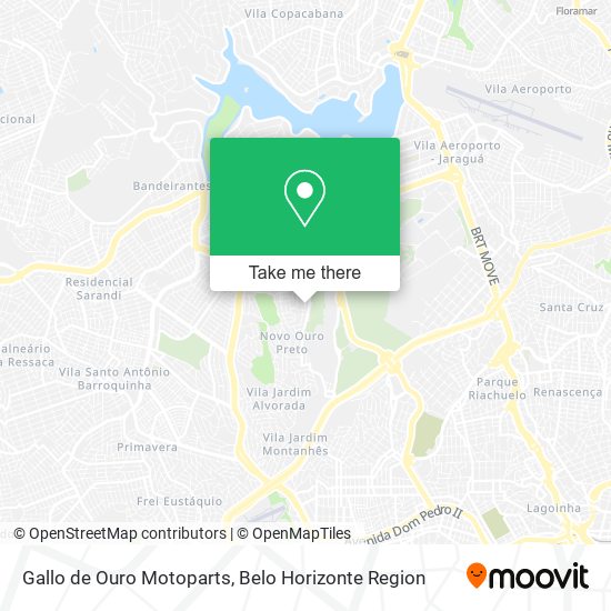 Gallo de Ouro Motoparts map