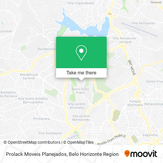 Mapa Prolack Moveis Planejados