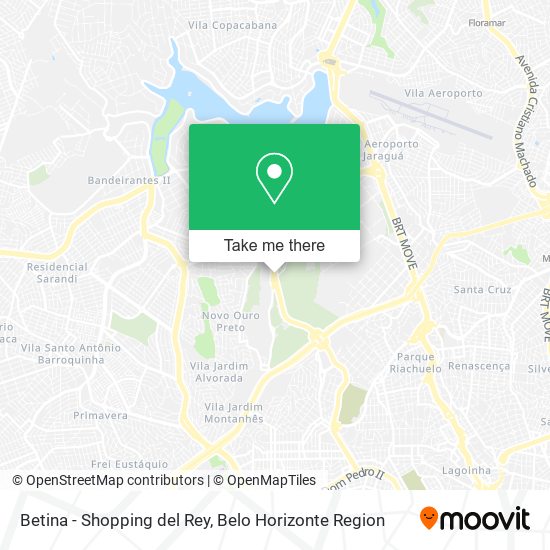 Mapa Betina - Shopping del Rey