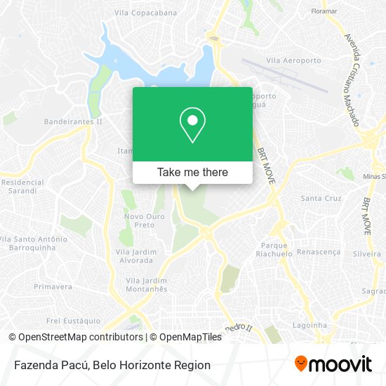 Fazenda Pacú map