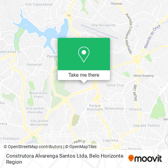 Construtora Alvarenga Santos Ltda map