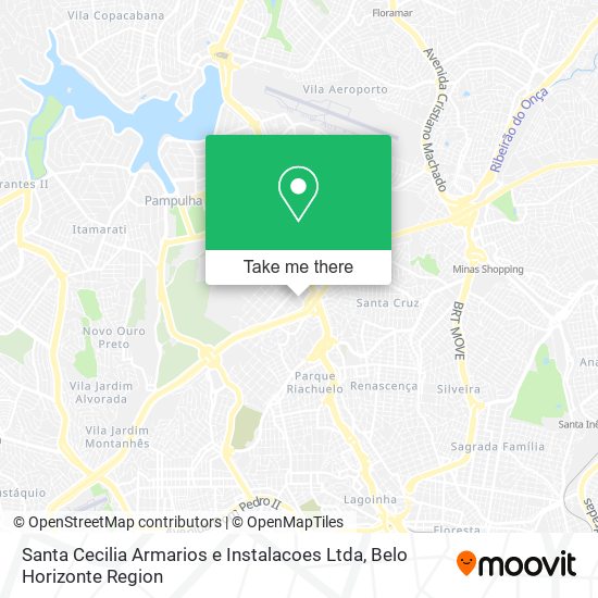 Santa Cecilia Armarios e Instalacoes Ltda map