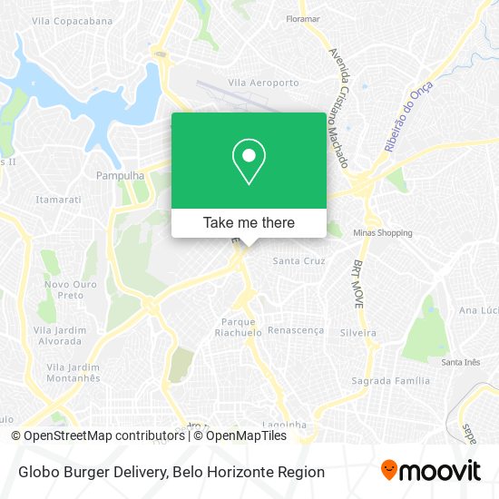 Globo Burger Delivery map